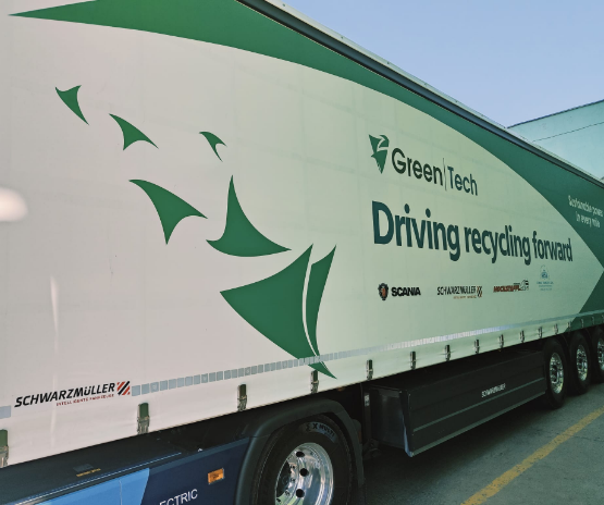 GreenGroup testează în premieră în România primul camion electric Scania de 40 de tone, cu o autonomie de 350 km